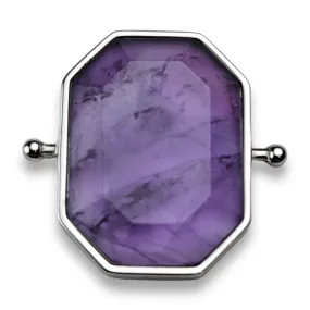 Amethyst Octangle Crystal Element