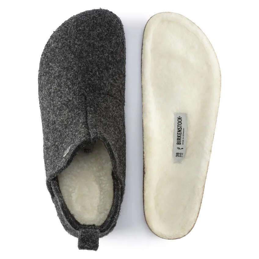 Andermatt Shearling Slipper Bootie in Anthracite CLOSEOUTS