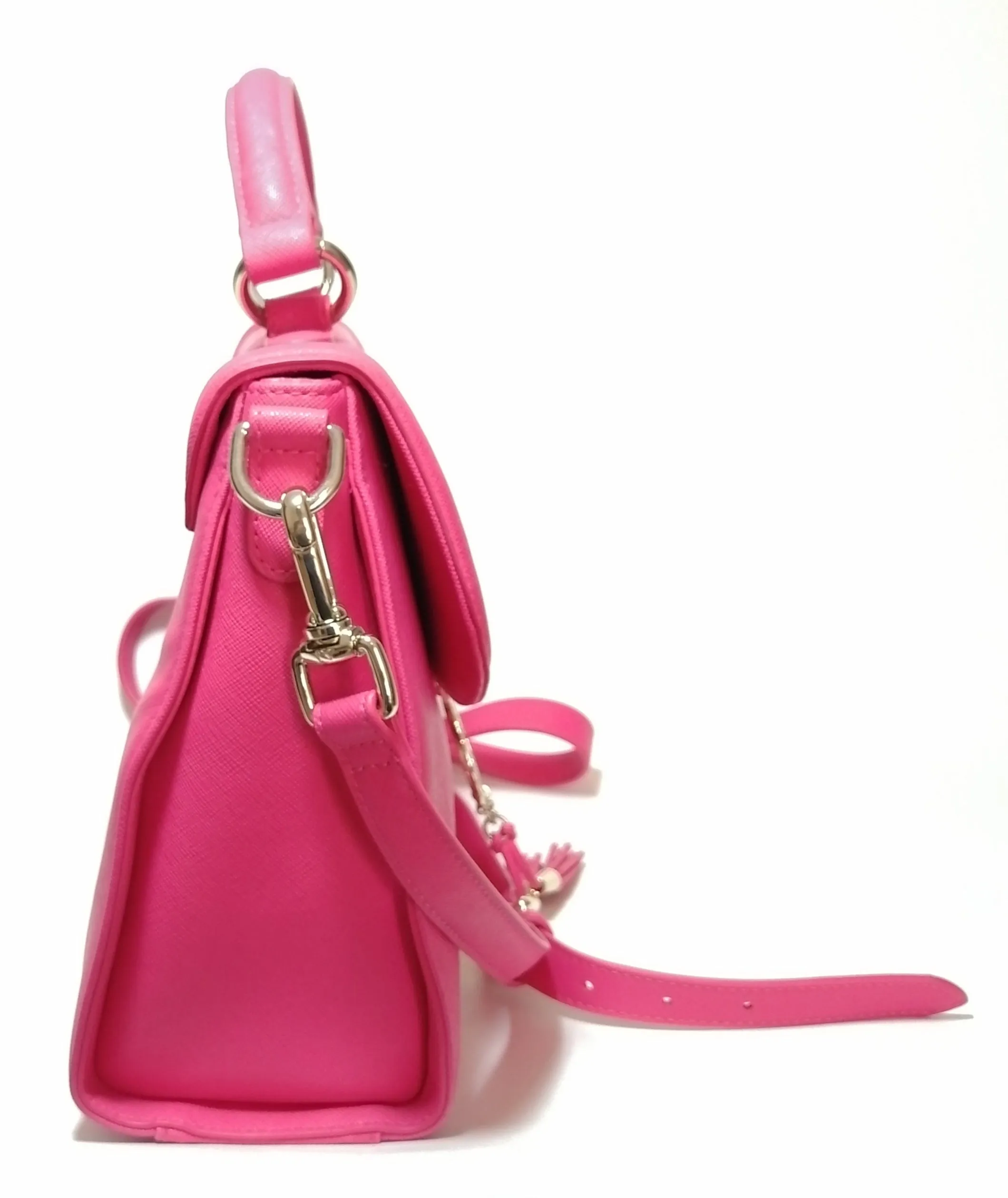 Armani Jeans Pink Tassel Satchel | Like New |