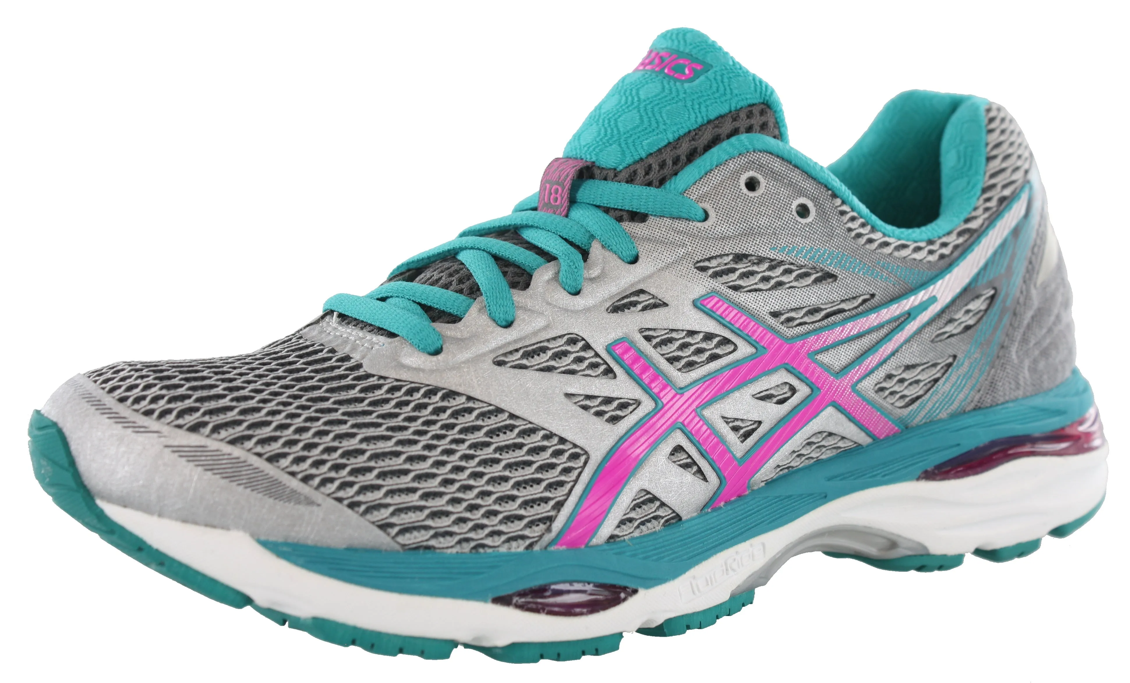 ASICS Women Walking Trail Cushioned  Running Shoes Cumulus 18