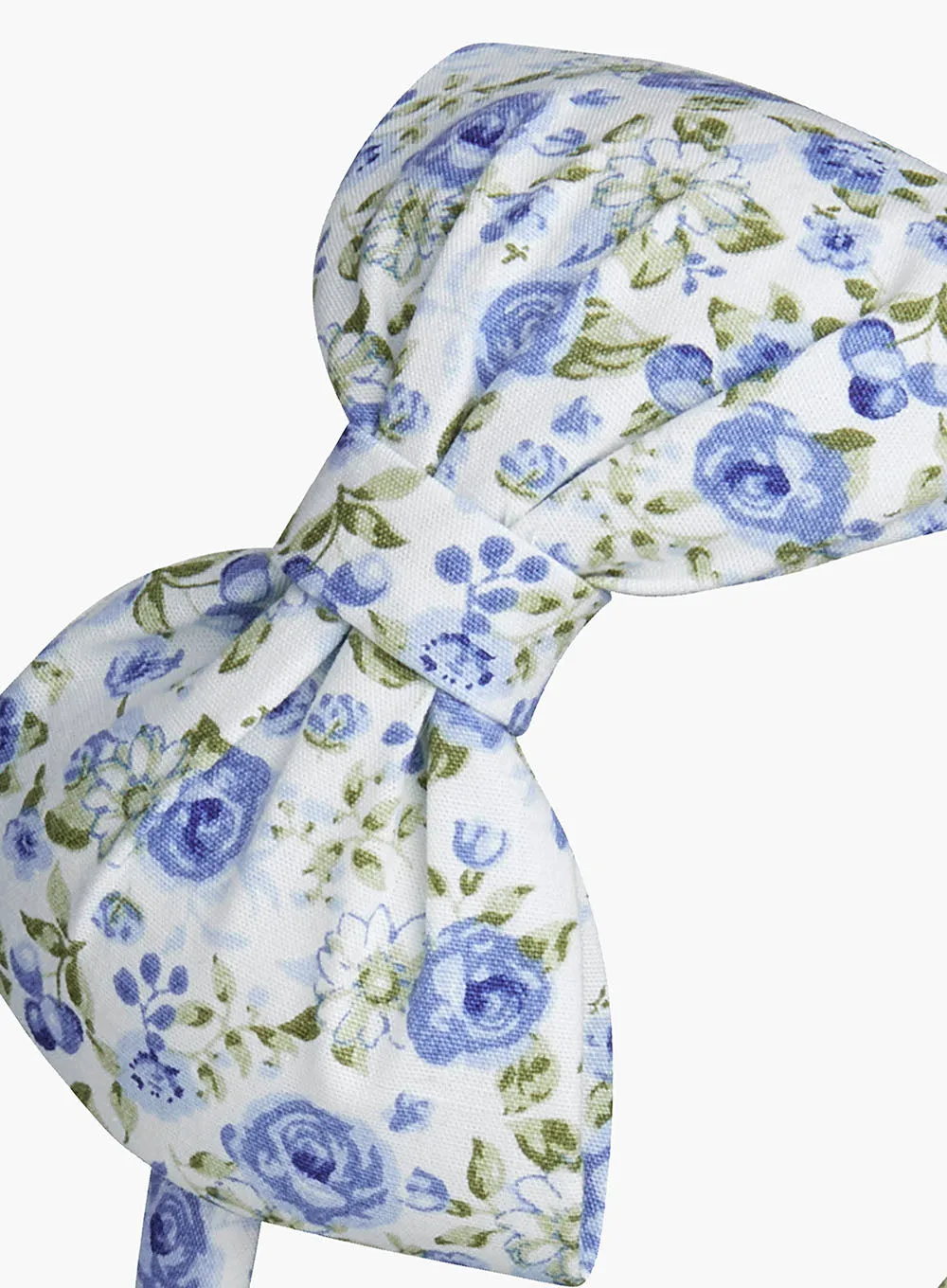 Big Bow Alice Band in Blue Catherine Rose