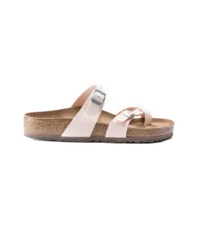 Birkenstock Mayari BirkiBuc Earthy Light Rose Vegan Sandals