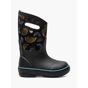 BOGS Black Wild Rainbows Classic II Boots