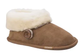 Cotswold Wotton Womens Sheepskin Slipper Bootie