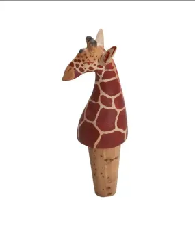 Giraffe Wine Topper