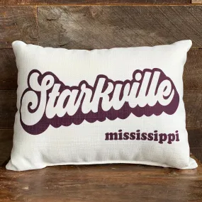 Groovy Starkville, Mississippi Pillow