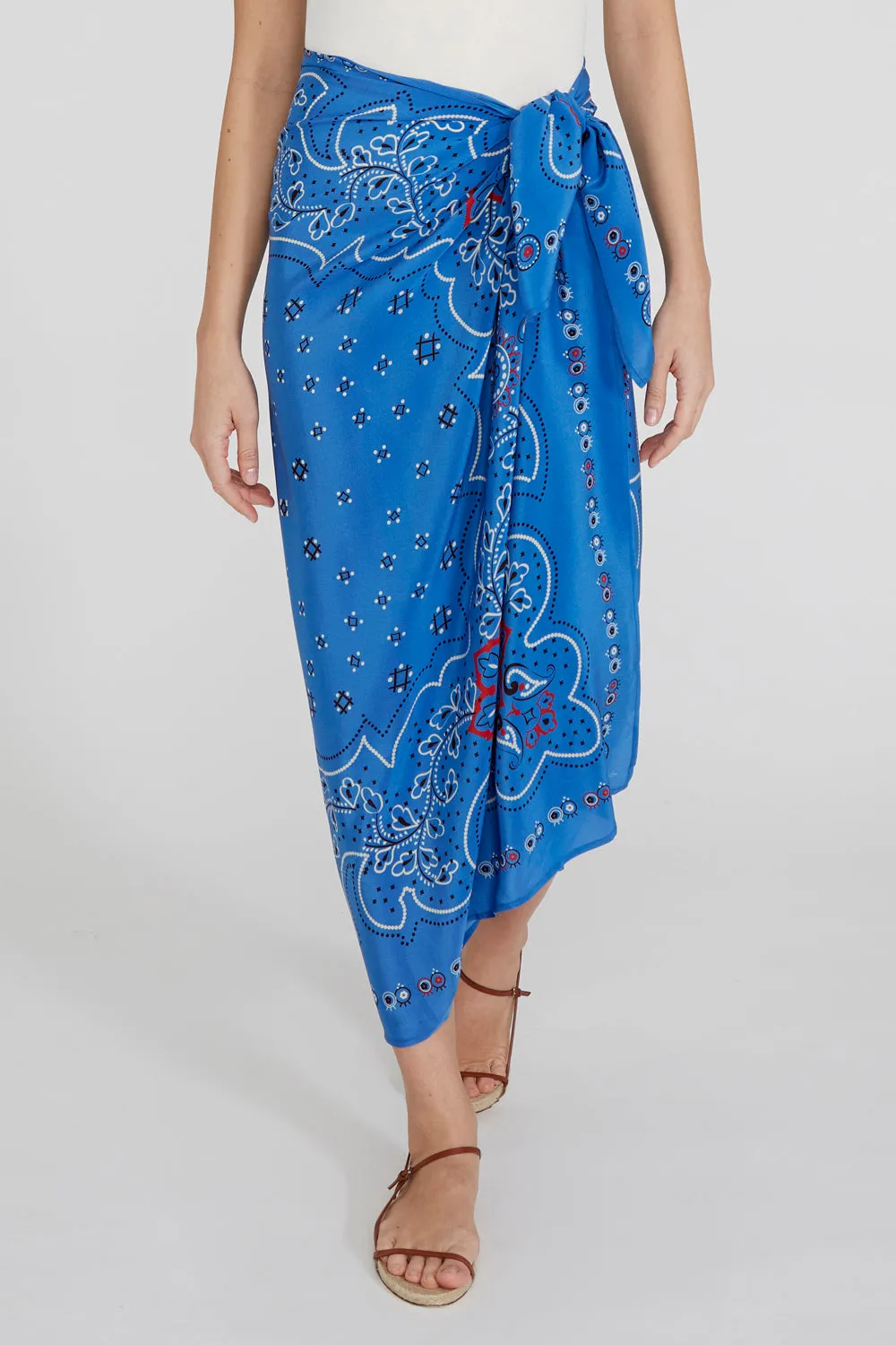 Mandala Sarong French Blue