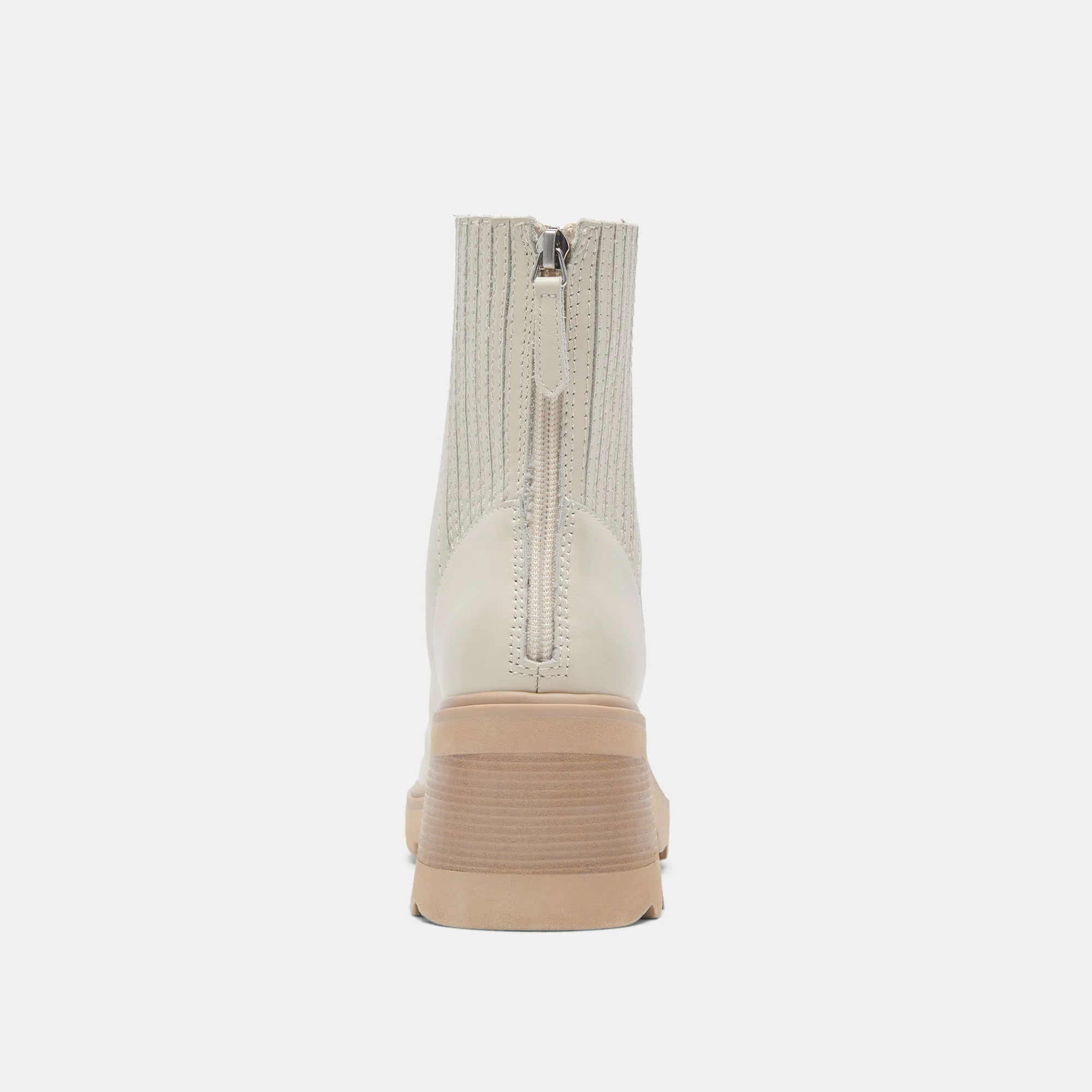 MARTEY H2O WIDE BOOTS IVORY LEATHER