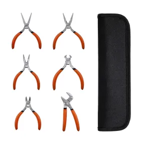 Mini Plier Set, 6-Piece, Easily Bend & Cut Wires