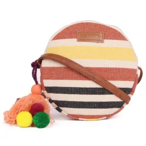 Muti Color Cotton Womens Sling Bag Medium Size