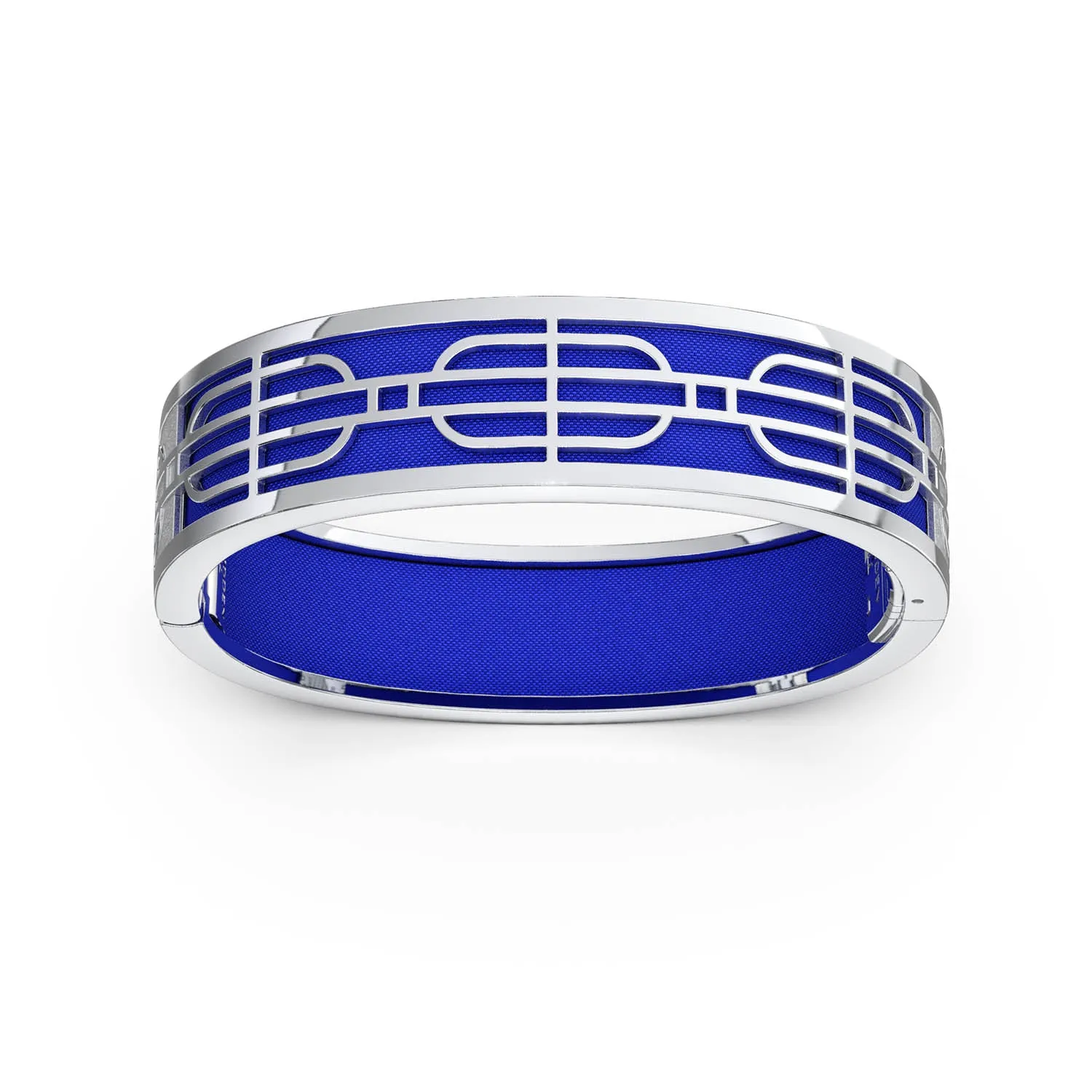 Nanyang Dream Bangle - Royal Blue - Sterling Silver