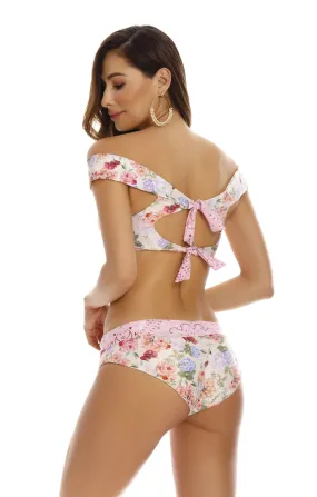 Pink Garden Bikini Bottom