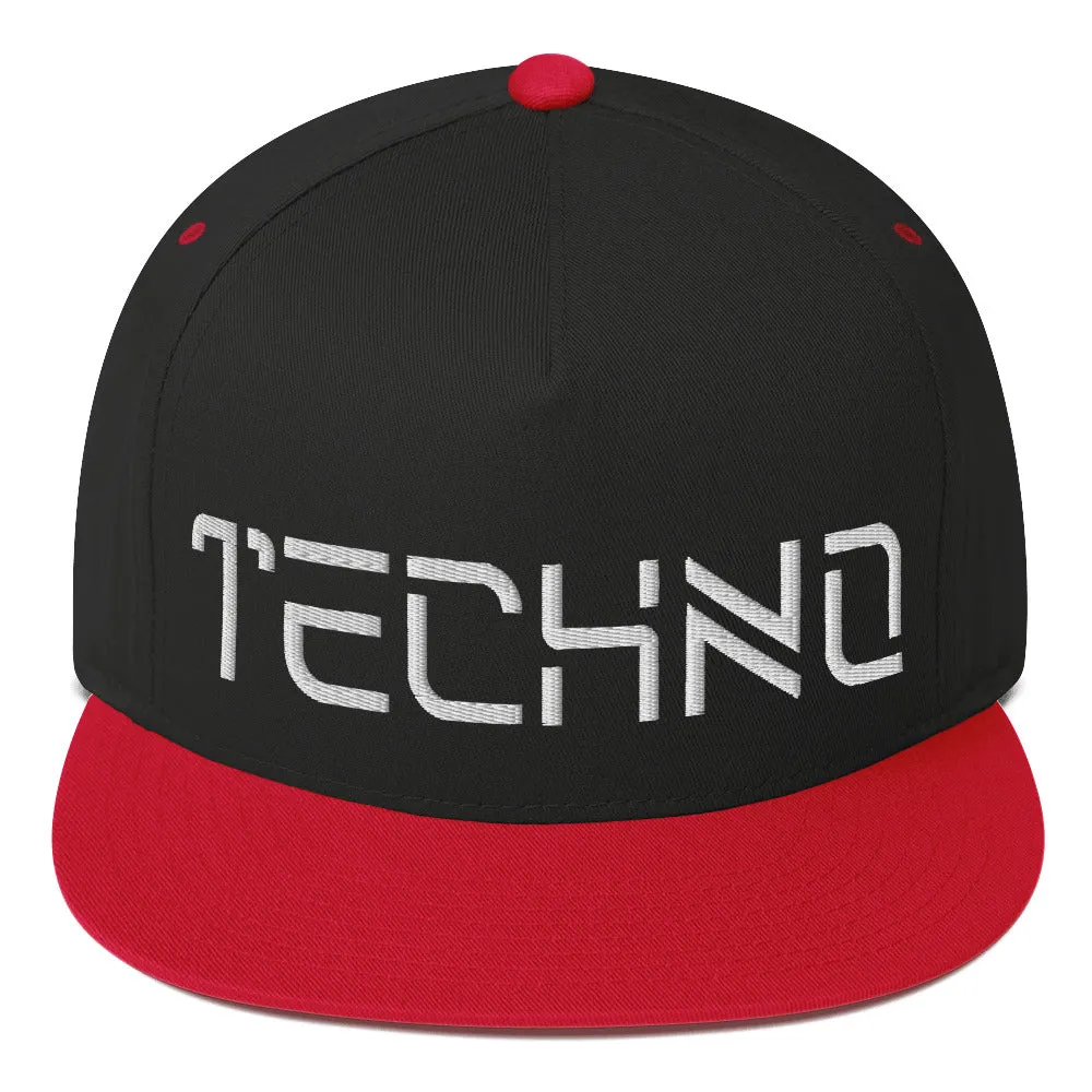 Techno Flat Bill Cap