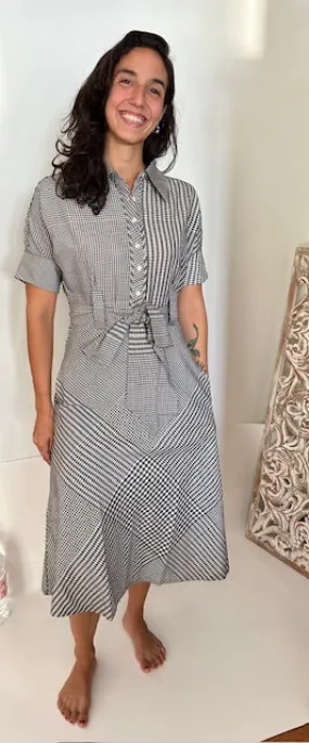 Travel Dress in Checks